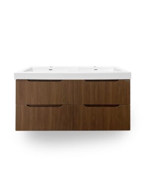 MUEBLE DE BANO DOBLE WALNUT 120CM
