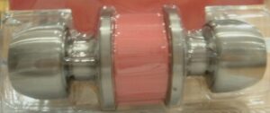 CERRADURA CON LLAVE SATIN NICKEL
