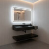 MUEBLE ROCK STONE BLACK MAT 120CM