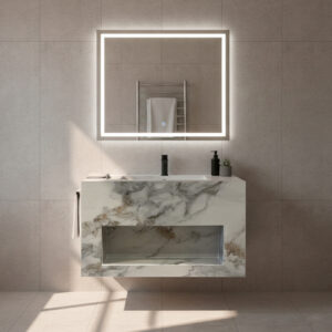 MUEBLE ROCK STONE BIANCO SIVEC POLISHED 60CM