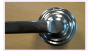CERRADURA TITANIUM PRIVACY SATIN NICKEL IZQ