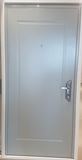 PUERTA DE SEGURIDAD GRIS DERECHA 2.10X1.00 M