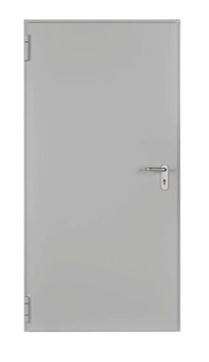 PUERTA METALICA E120 NORMAL HANDLE IZQ GRIS 1.00X2.15M