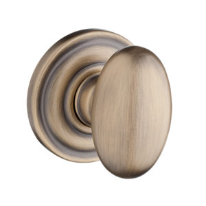 KNOBS PASSAGE ELLIPSE MATTE BRASS & BLACK
