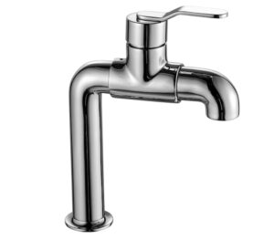 MONOMANDO LAVABO HORIZONTAL CENTURY CON VALVULA GUN METAL PVD