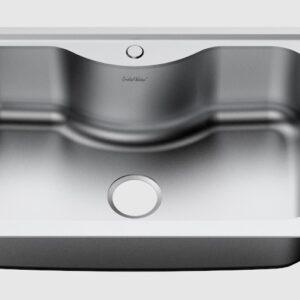 FREGADOR SENCILLO DE UN HUECO 800/500/200 SS304 0.7