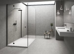 PORTLAND RHOMB GREY MATT RECT 30X90CM