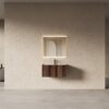 MUEBLE DE BANO DARK WALNUT 80cm