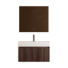 MUEBLE DE BANO DARK WALUT 80CM