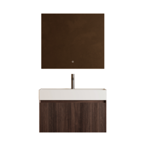 MUEBLE DE BANO DARK WALUT 80CM