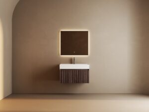 MUEBLE DE BANO DARK WALUT 80CM