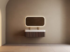 MUEBLE DE BANO WARM WALNUT 120CM