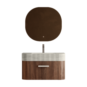 MUEBLE DE BANO DARK WALNUT 90cm