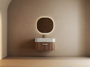 MUEBLE DE BANO DARK WALNUT 90cm