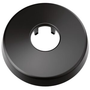 SHOWER ARM FLANGE MATTE BLACK