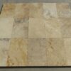 FRENCH PATTERN HONED UNFILLED CLASSIC MIX TRAVERTINE 20.3X40.6X1.2CM