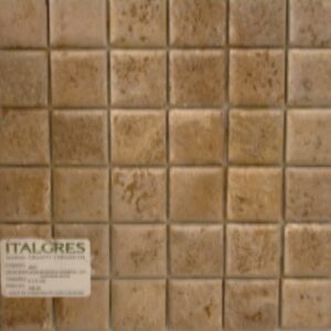MOSAICO MARMOL 5X5 CUSHION NOCE 5X5