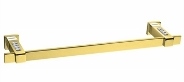 TOALLERO BARRA SQUARE MOON LIGHT ORO CRISTAL BLANCO