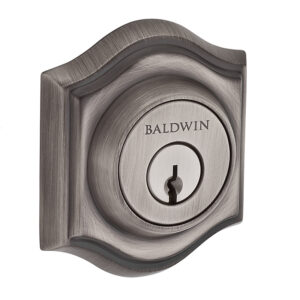 TRADITIONAL ARCH DEADBOLT MATTE BRASS & BLACK DOBLE