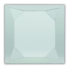 ESPEJO PLATA CON BORDES PULIDOS 70X70CM