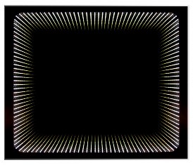 ESPEJO CON ILUMINACION LED CON EFECTO 3D 65X79