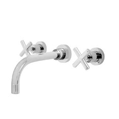 LAVATORY SET WITH NOVA II HANDLE ANTIQUE PEWTER