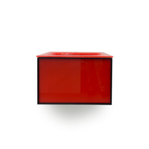 MUEBLE GLASS GLOSSY FUOCO VIVO CM.60x40x52 W/DRAWER
