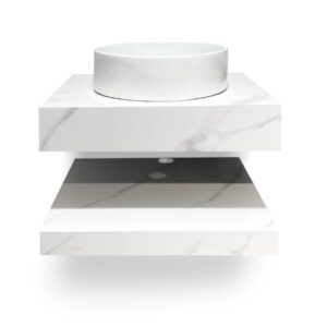 MUEBLE DE ROCK STONE CARRARA 60CM C/CERAMICA