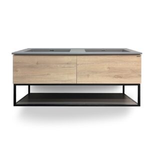 MUEBLE DE BANO ROVERE 1490x450x350+270mm