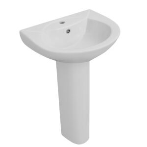 LAVAMANOS DE PESDESTAL 2 PZA BLANCO