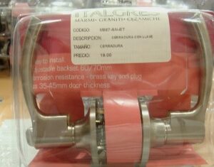 CERRADURA CON LLAVE