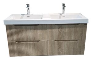 MUEBLE DE BANO 2 GAVETAS MIEL F13 120CM