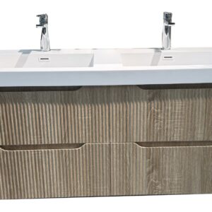 MUEBLE DE BANO 2 GAVETAS MIEL F13 120CM