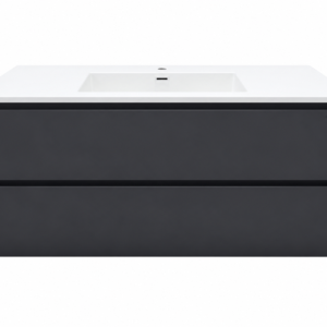 MUEBLE DE BANO 2 GAVETAS DARK GREY 110CM