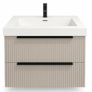 MUEBLE DE BANO 2 GAVETAS LIGHT GREY 60CM F30