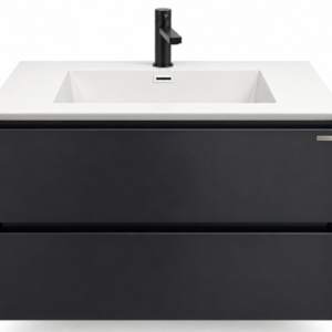 MUEBLE DE BANO 2 GAVETAS DARK GREY 80cm