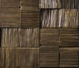 WALL PANELS LASCADO CASTANHO 27X27CM