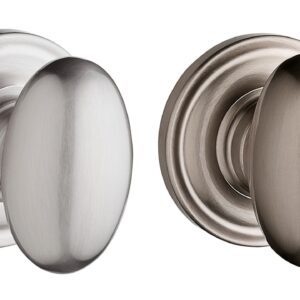 KNOBS PASSAGE ELLIPSE SATIN NICKEL