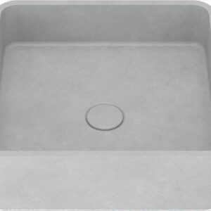 CONCRETE BASIN GREY CUADRADO 390x390x120